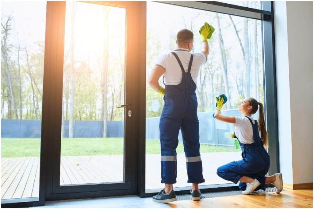 Professional window cleaning service